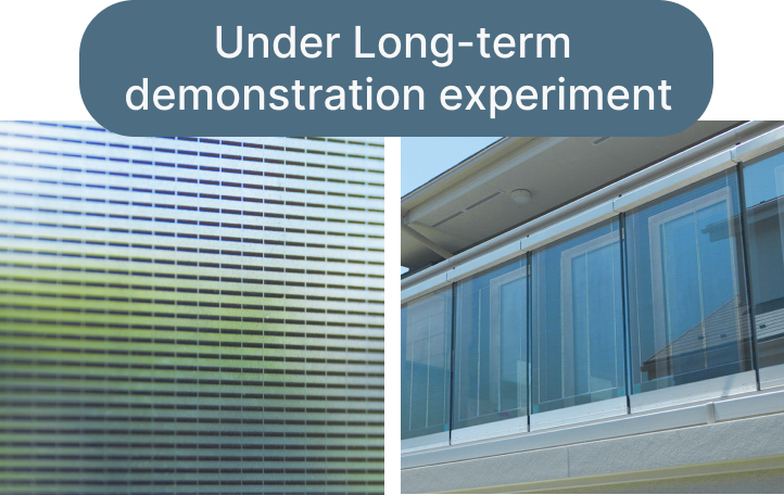 Under Long-term demonstration experiment