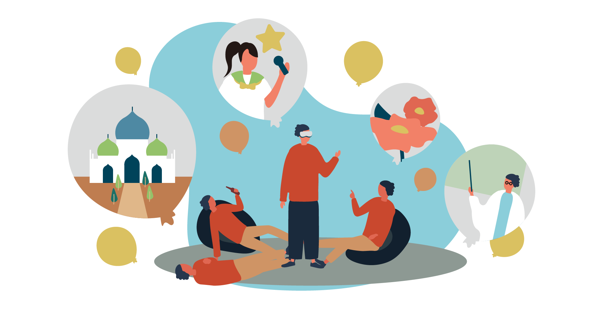 バーチャルとリアルの２つの世界で複数の顔をもつ