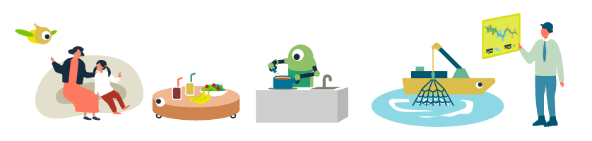 AIロボットが労働にも生活にも浸透する